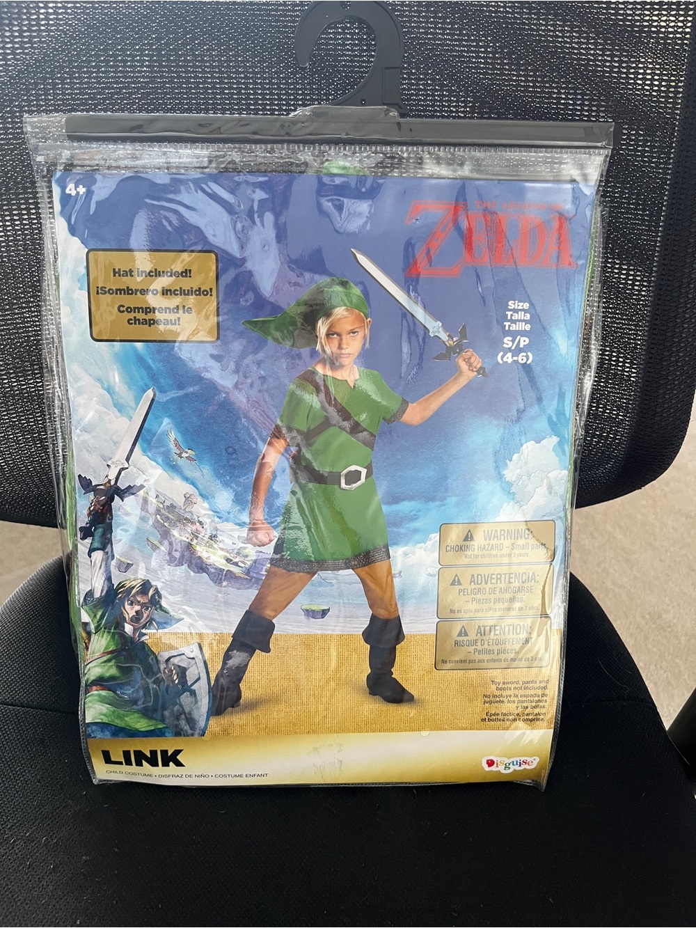 Brand new Zelda Link Classic Child Costume in size Small (4–6)